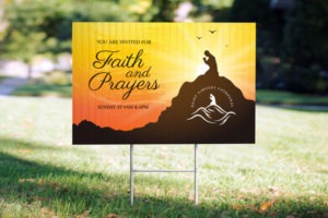 Congregation Mart Custom Yard Signs